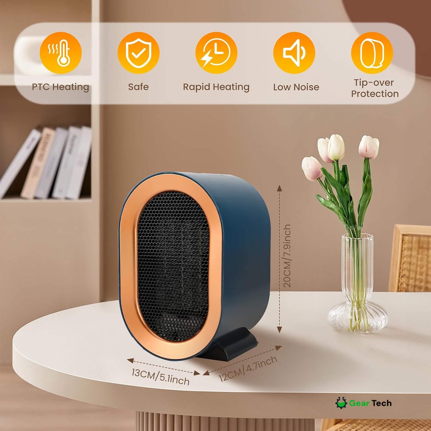 Energy Efficient Portable Electric Heater