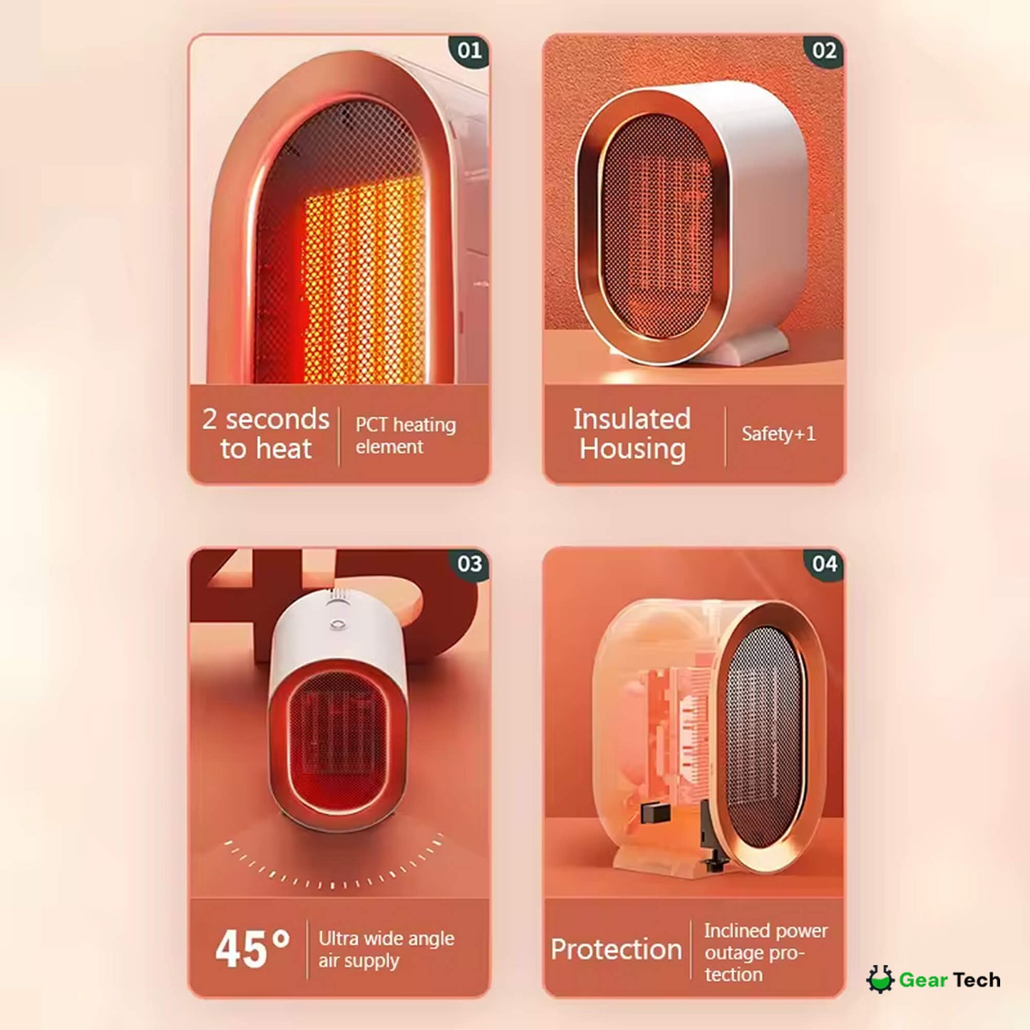 Energy Efficient Portable Electric Heater