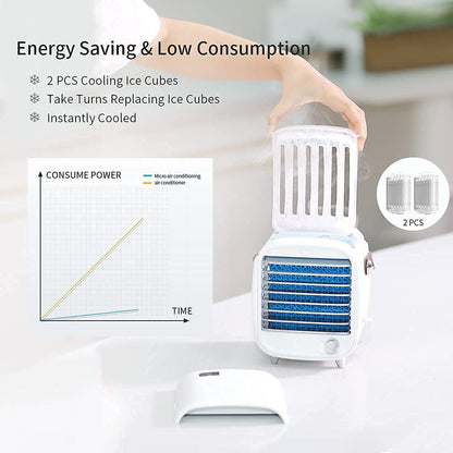 Portable 3-in-1 Air Cooler Purifier Humidifier