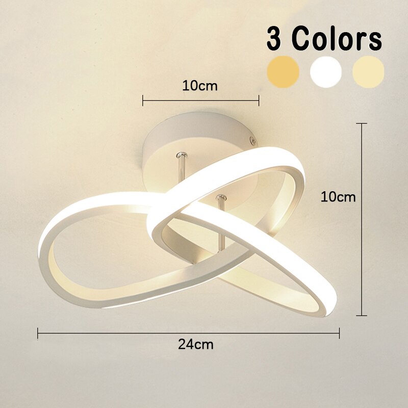 Modern 3-Light Adjustable LED Ceiling Fixture