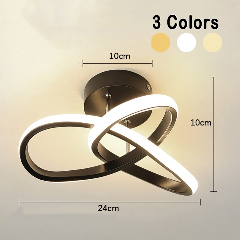 Modern 3-Light Adjustable LED Ceiling Fixture