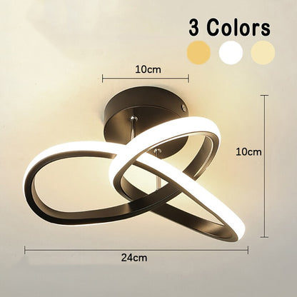 Modern 3-Light Adjustable LED Ceiling Fixture