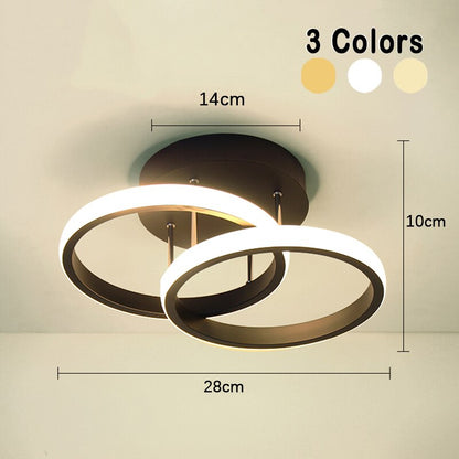 Modern 3-Light Adjustable LED Ceiling Fixture