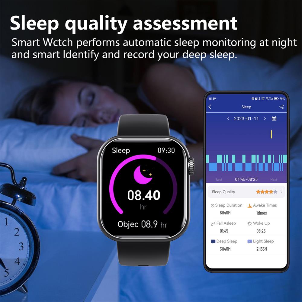 Smartwatch with Blood Pressure and Fitness Tracker 4