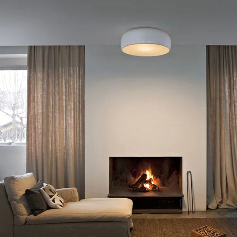 Contemporary Dimmable Round Ceiling Lamp