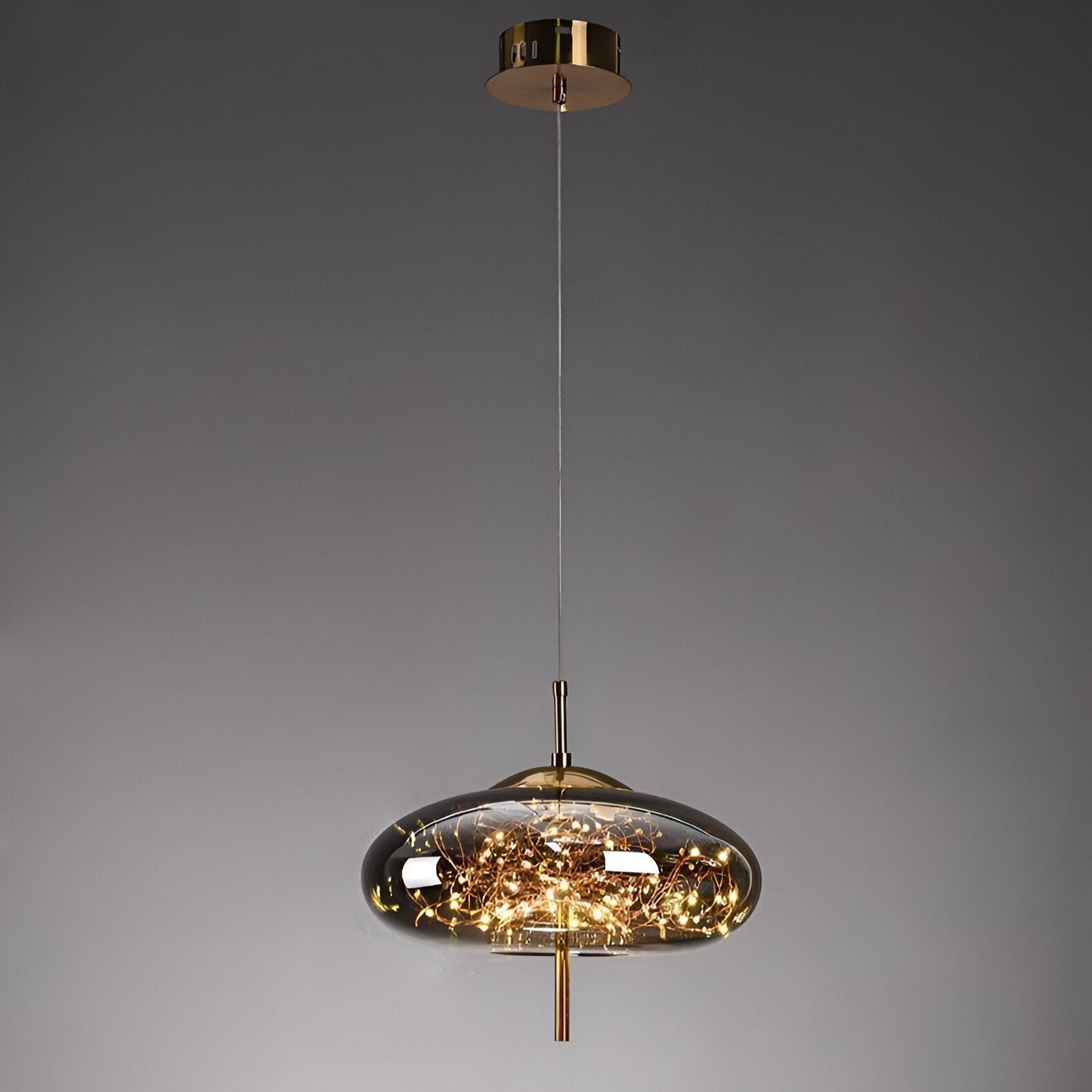 Elegant Glass Modern Pendant Light