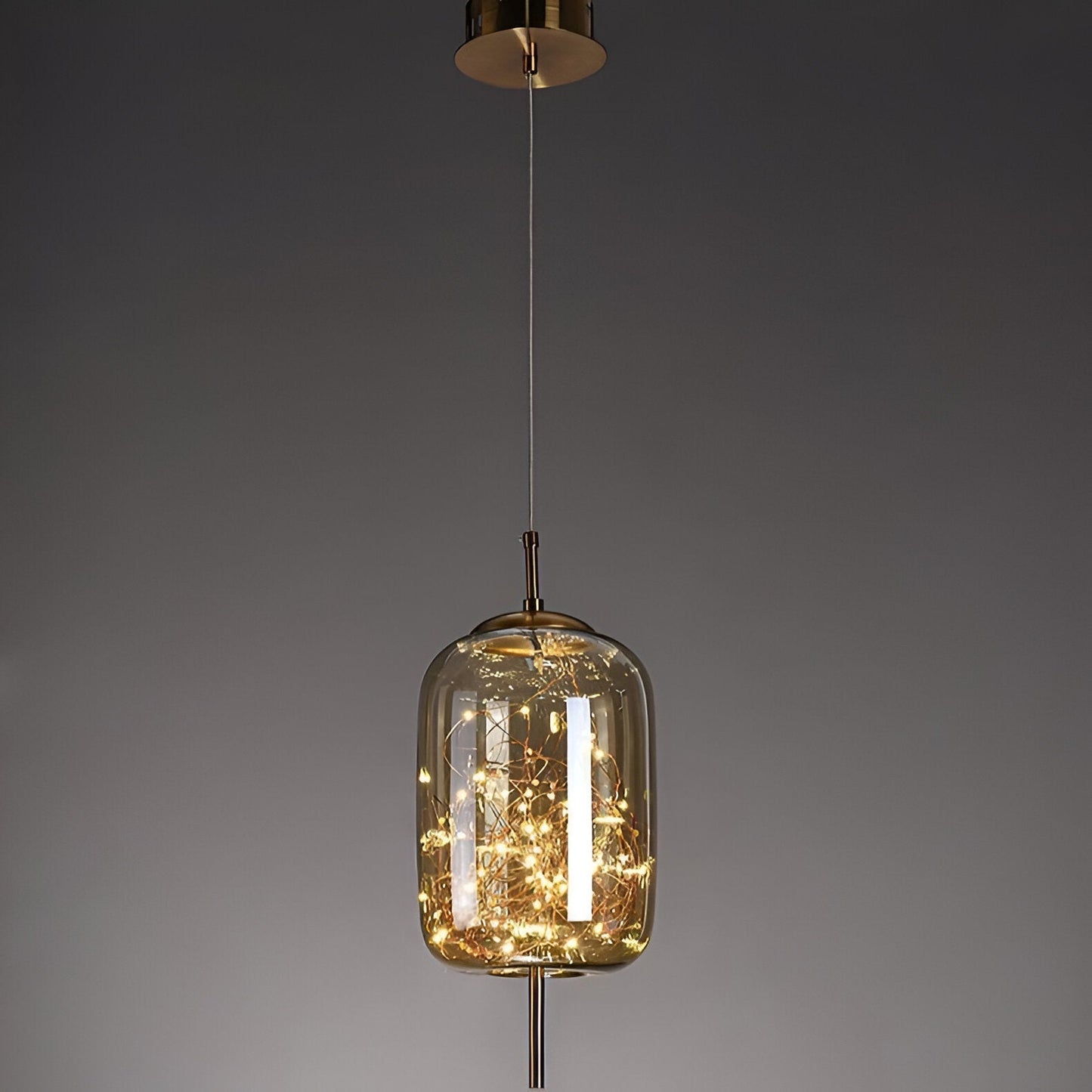 Elegant Glass Modern Pendant Light