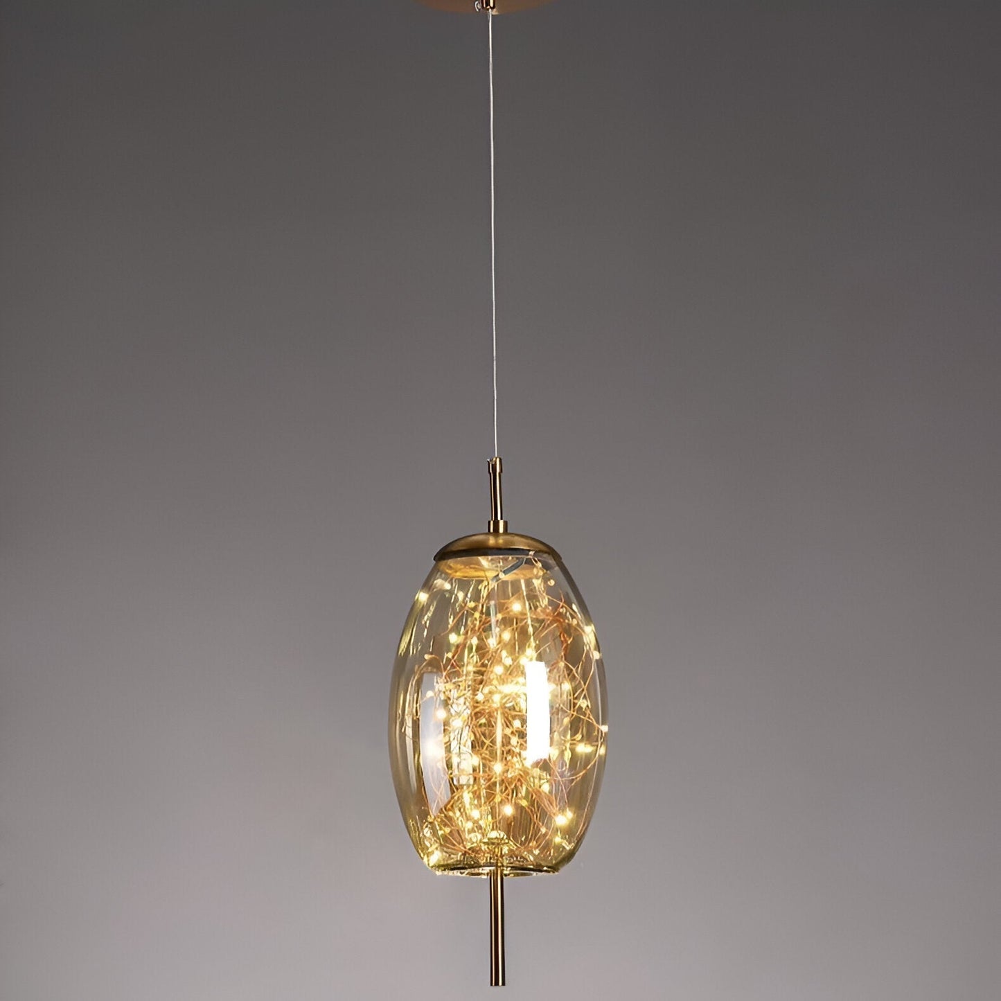 Elegant Glass Modern Pendant Light