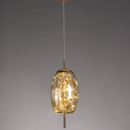 Elegant Glass Modern Pendant Light