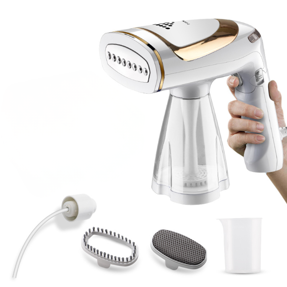Compact Travel Fabric Steamer for Easy Ironing - Fesara