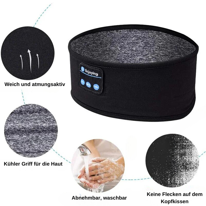 SnoozeWave | Comfortable Bluetooth Sleep Mask with Headphones for Relaxation 1