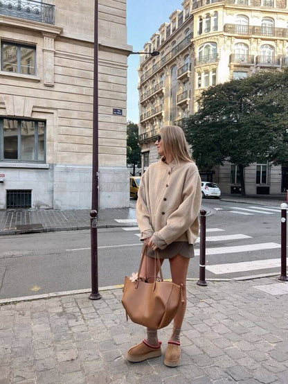 Classic Ladies Leather Shoulder Bag