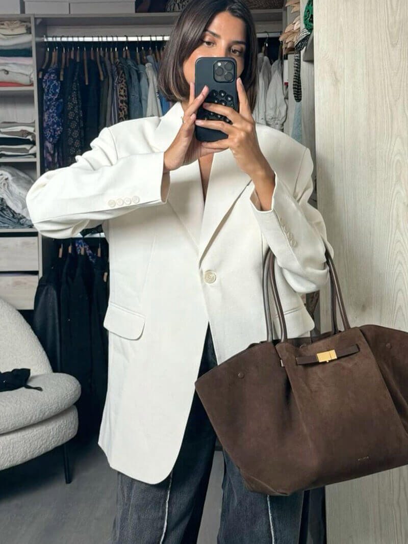 Chic Suede Tote Bag for Women