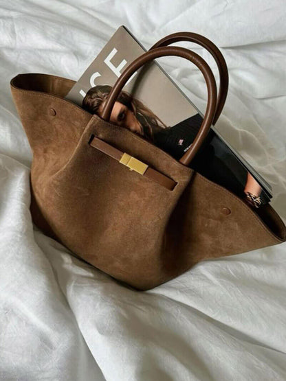 Chic Suede Tote Bag for Women