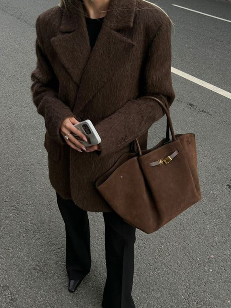 Chic Suede Tote Bag for Women