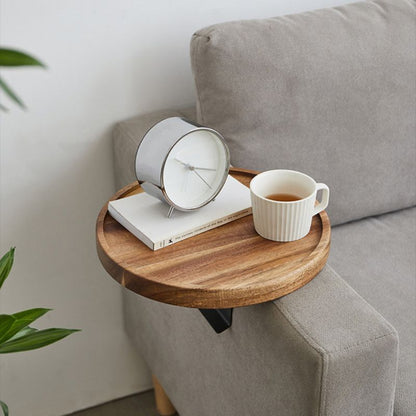 Sturdy Wooden Sofa Tray Table