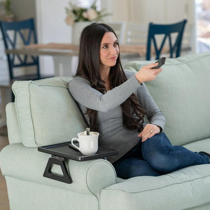 Comfortable Sofa Armrest Tray Table for Drinks & Snacks