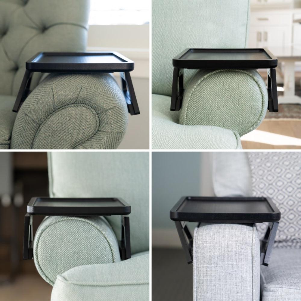 Comfortable Sofa Armrest Tray Table for Drinks & Snacks