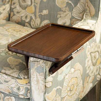 Comfortable Sofa Armrest Tray Table for Drinks & Snacks