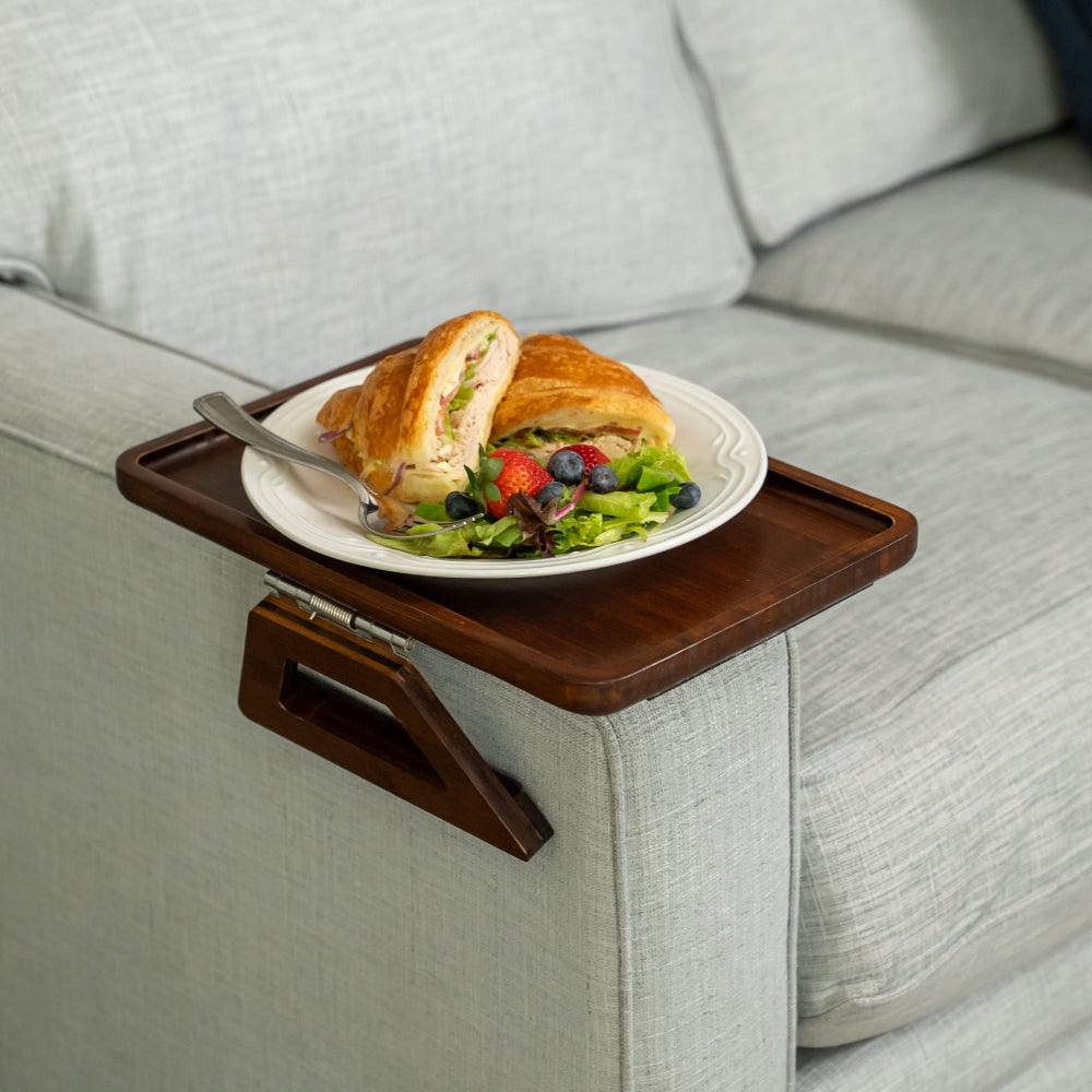 Comfortable Sofa Armrest Tray Table for Drinks & Snacks