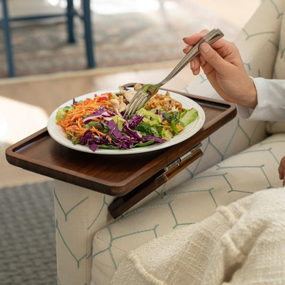 Comfortable Sofa Armrest Tray Table for Drinks & Snacks