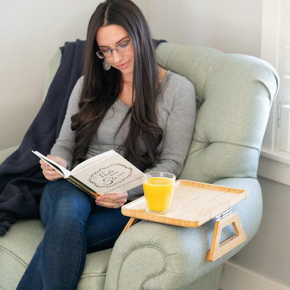 Comfortable Sofa Armrest Tray Table for Drinks & Snacks