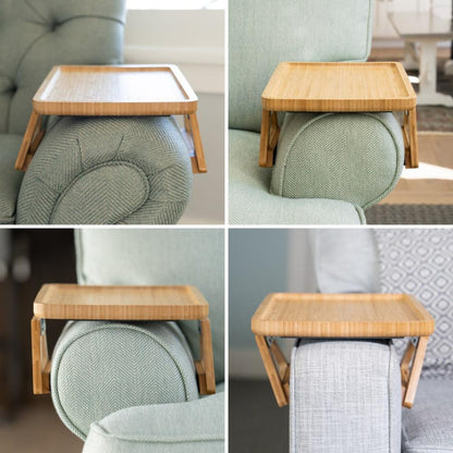 Comfortable Sofa Armrest Tray Table for Drinks & Snacks