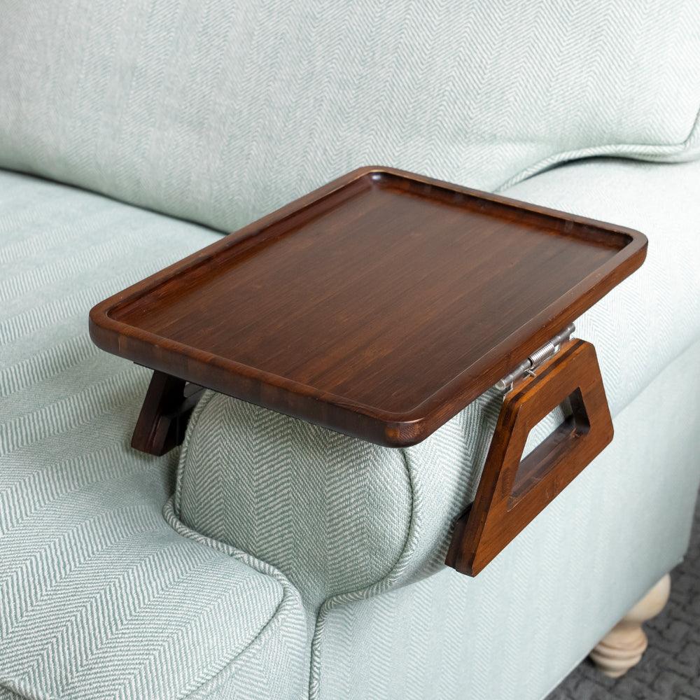 Comfortable Sofa Armrest Tray Table for Drinks & Snacks