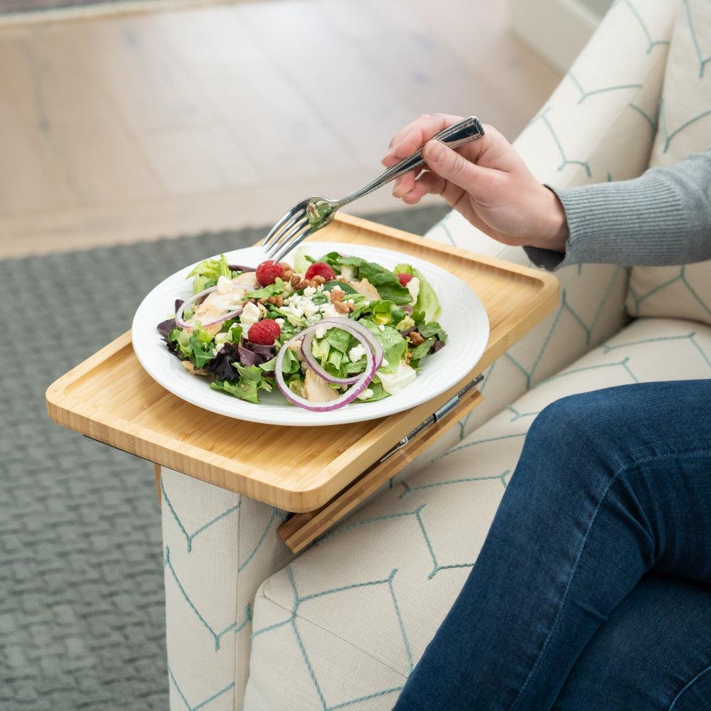 Comfortable Sofa Armrest Tray Table for Drinks & Snacks