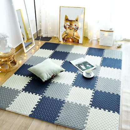 Safe Cushioned Baby Playmat for Infants and Toddlers - Fesara