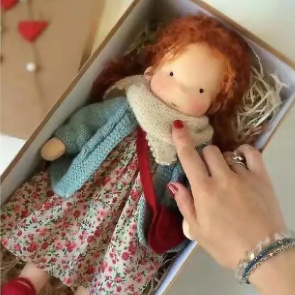 Soft Plush Toys Waldorf Handmade Cute Cotton Stuffed Plush Doll Packaging Dolls Fabricchanging Box Best Children Birthday Gifts 25