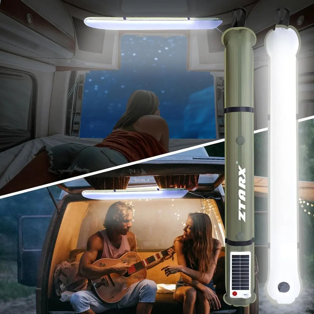 Portable Solar Powered LED Camping Light - Fesara
