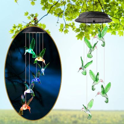 Outdoor Solar Powered Bird Lights