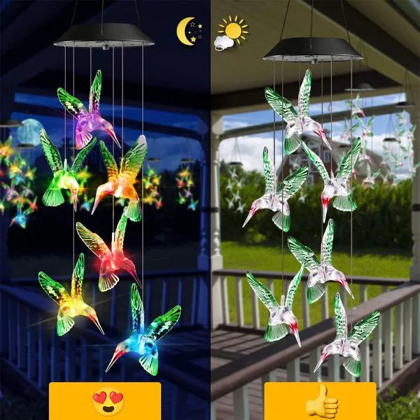 Outdoor Solar Powered Bird Lights