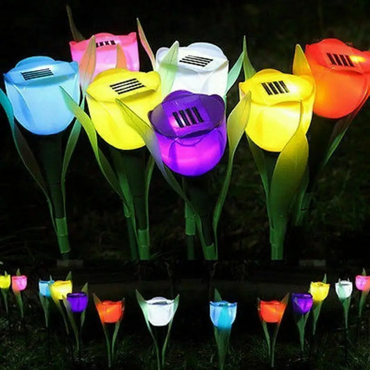 Colorful Outdoor Solar Garden Lights - Fesara