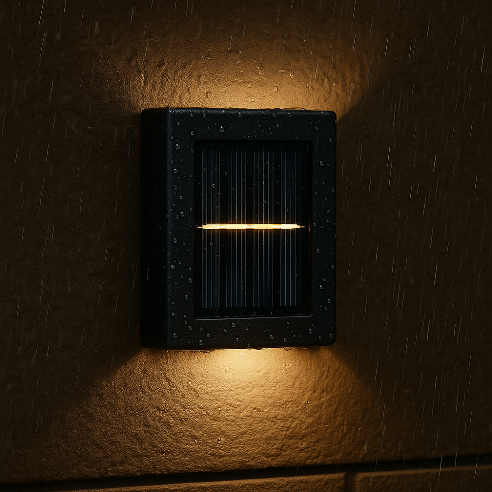 Outdoor Solar Powered Wall Lights - Wireless & Stylish