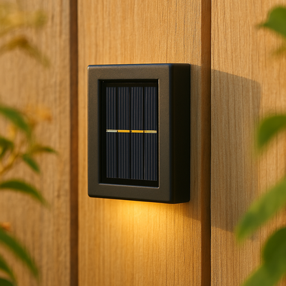 Outdoor Solar Powered Wall Lights - Wireless & Stylish