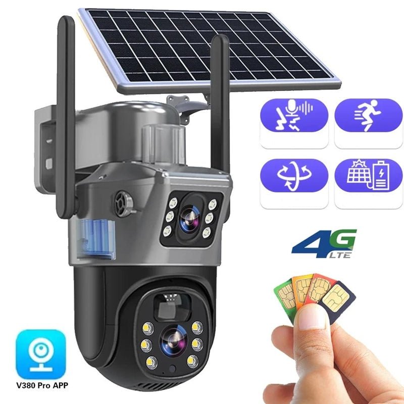 SolarGuard | Advanced Wireless 4K Home Security Camera with Panoramic View 1