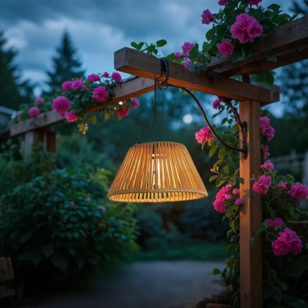 Outdoor Solar Powered String Lantern - Fesara
