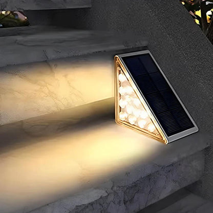 Bright Solar Powered Outdoor Step Lights - Fesara