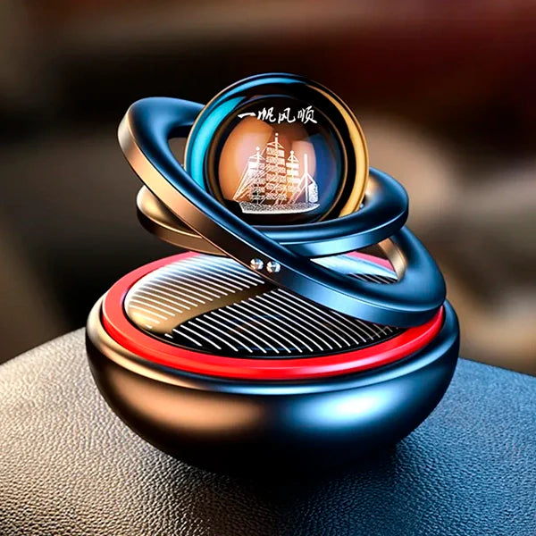 Green Car Air Freshener with Solar Power - Fesara