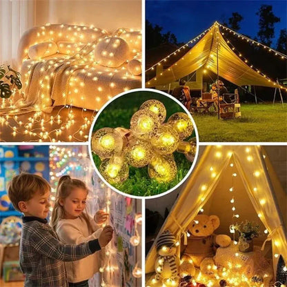Outdoor Waterproof Solar String Lights - LED Garden Lights