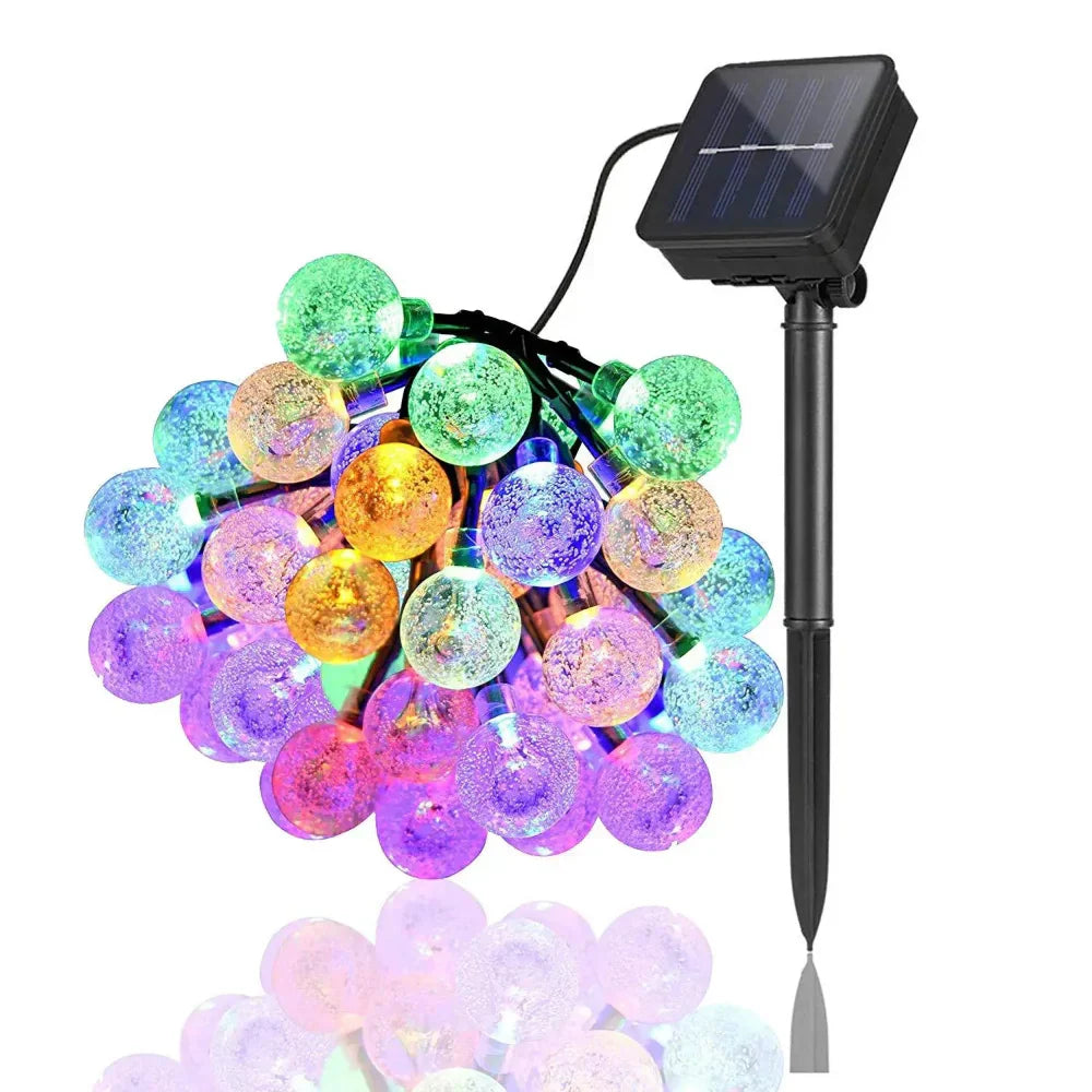 Outdoor Waterproof Solar String Lights - LED Garden Lights
