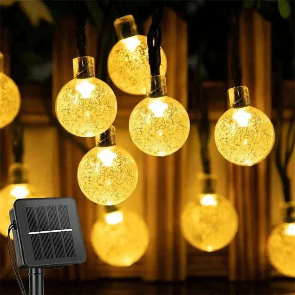 Outdoor Waterproof Solar String Lights - LED Garden Lights