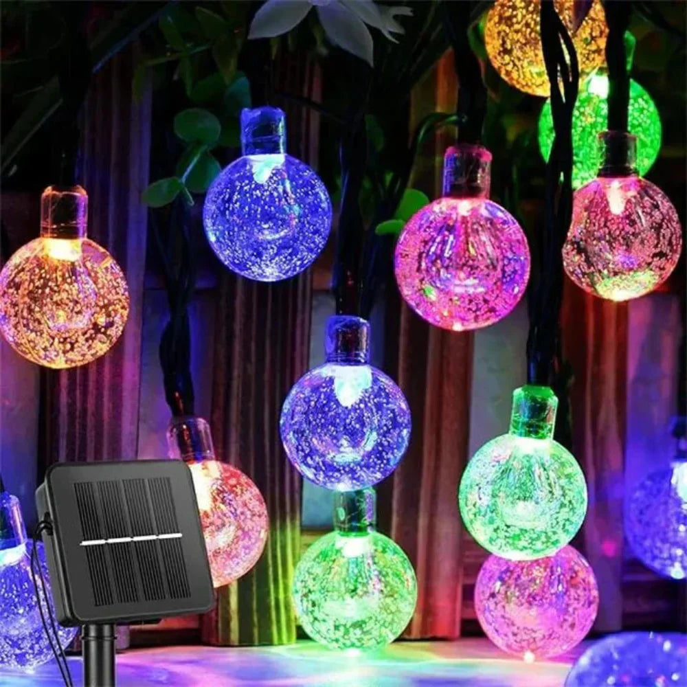 Outdoor Waterproof Solar String Lights - LED Garden Lights
