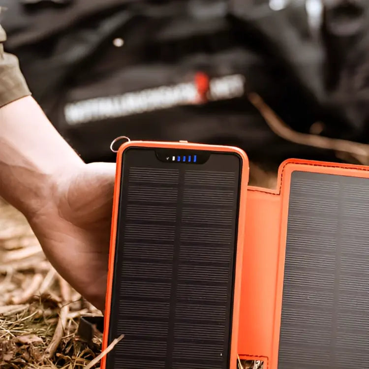Portable Solar Powered Battery Charger
