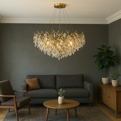 Luxury Crystal Pendant Light for Modern Homes - Fesara