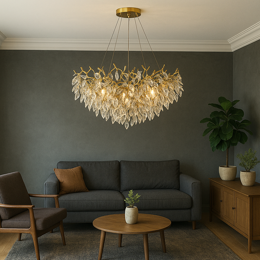 Luxury Crystal Pendant Light for Modern Homes - Fesara