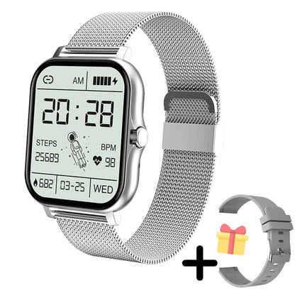 Luxury Gold Smart Watch - Digital Fitness Tracker