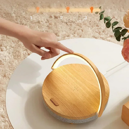 SonoGlow | Modern Multifunctional Table Lamp with Wireless Charger & Speaker 1
